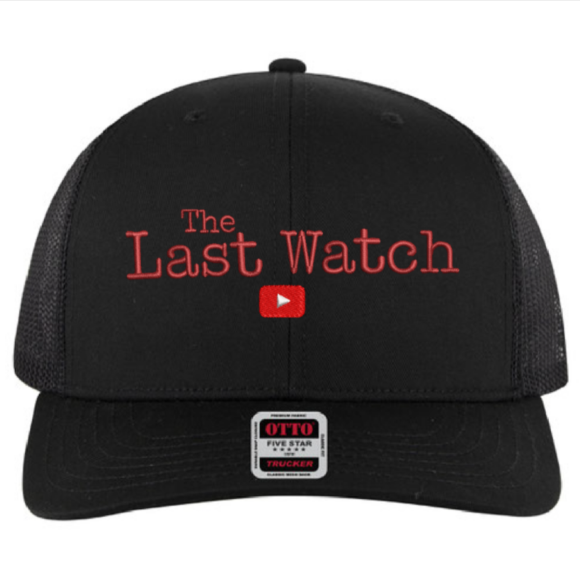 The Last Watch Black Trucker Hat